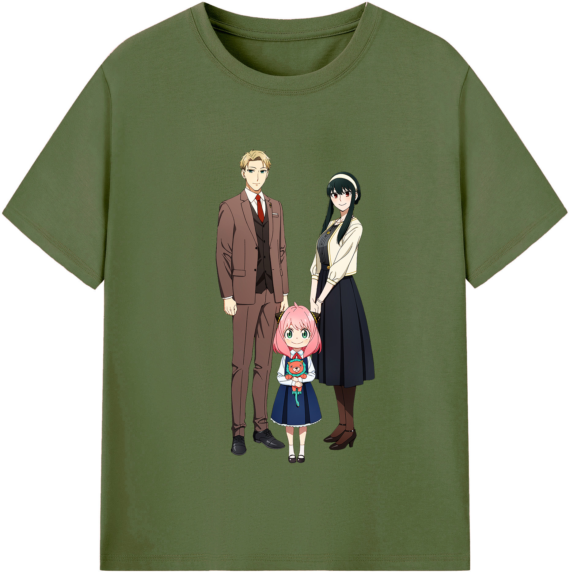 （画像用） SPY×FAMILY间谍家家酒 綿100％半袖Tシャツ（フロントプリント）